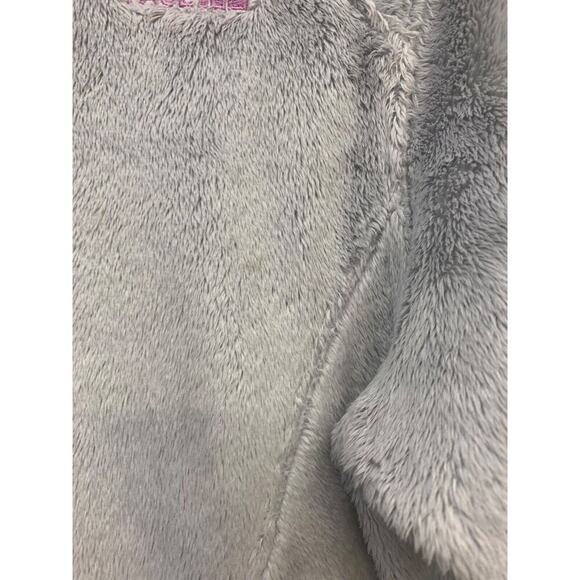 The‎ North Face Jacket Girls Extra Large Gray Full Zip Fleece Pockets Osolita - Picture 4 of 13